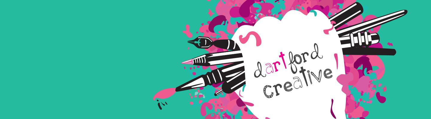 Decorative image with text: Dartford Creative