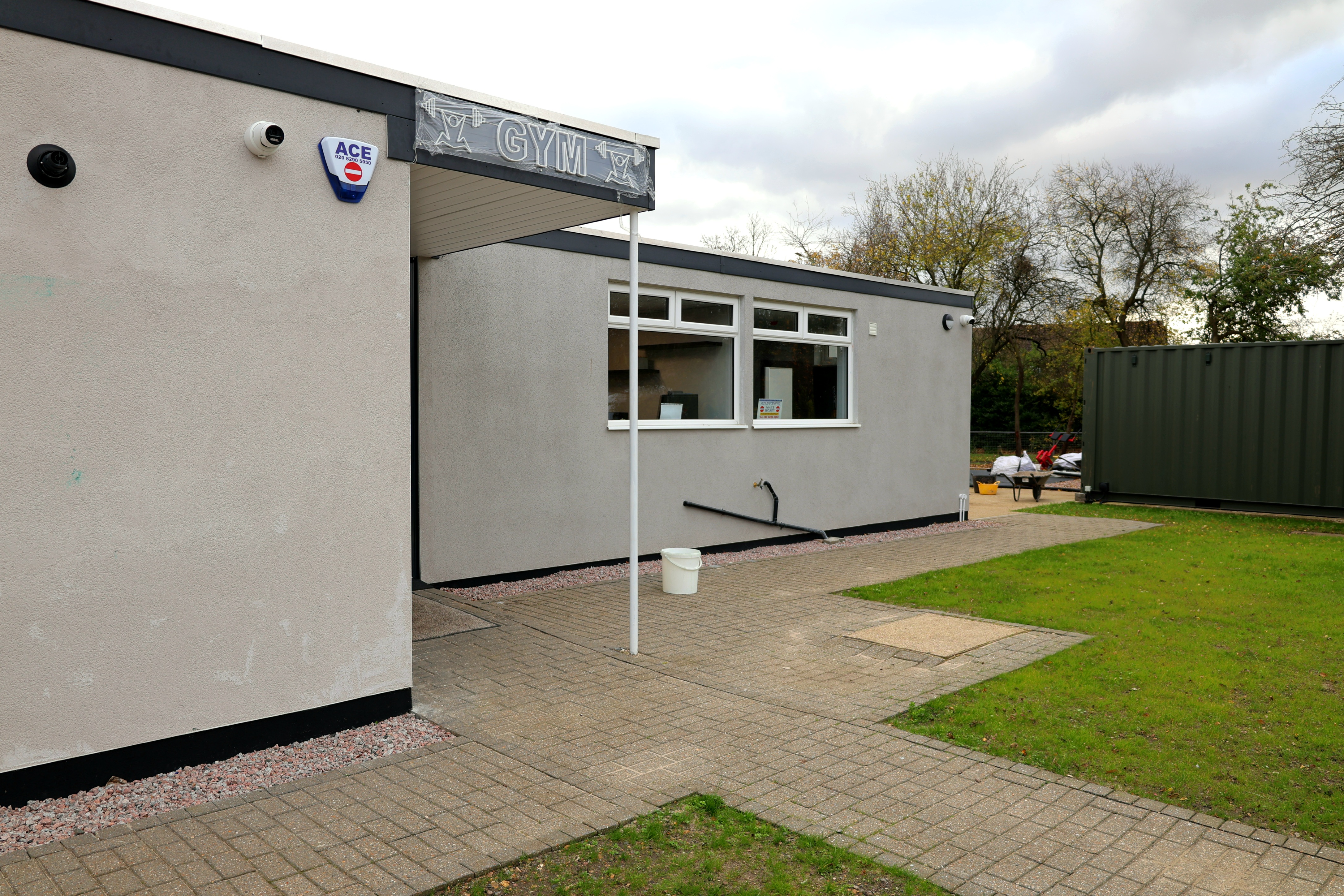 Outside of Europa Weightlifting Club after refurbishment