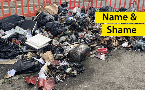 Waste dumped on Ackers Drive