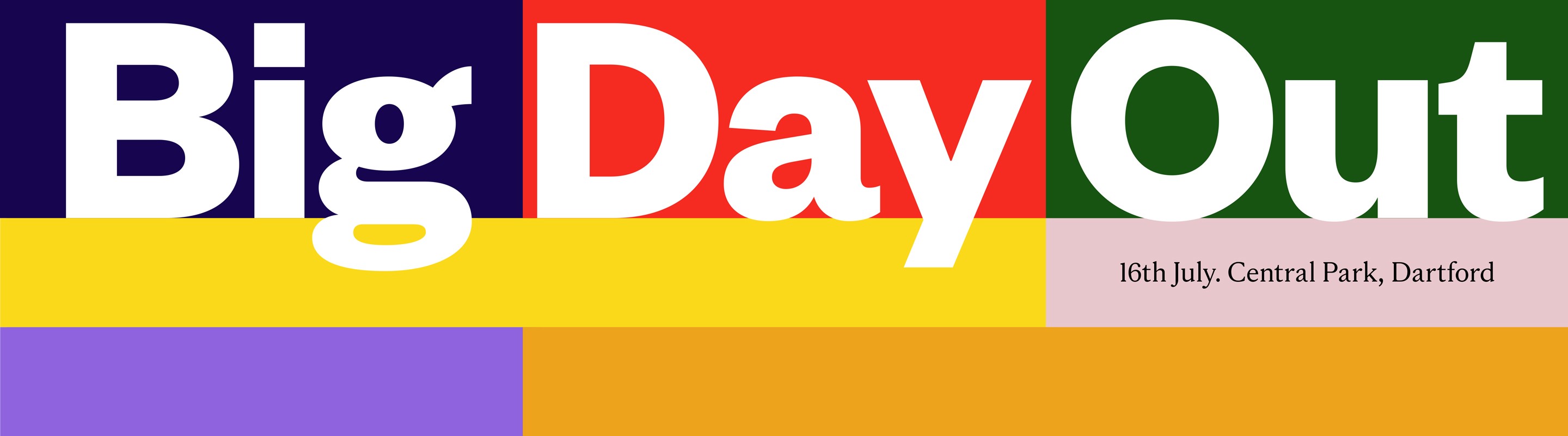 Big Day Out website banner