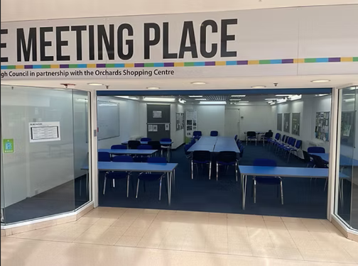 the meeting place, orchard shopping centre