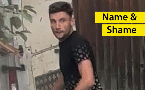 Name and shame man pictured st Lukes close