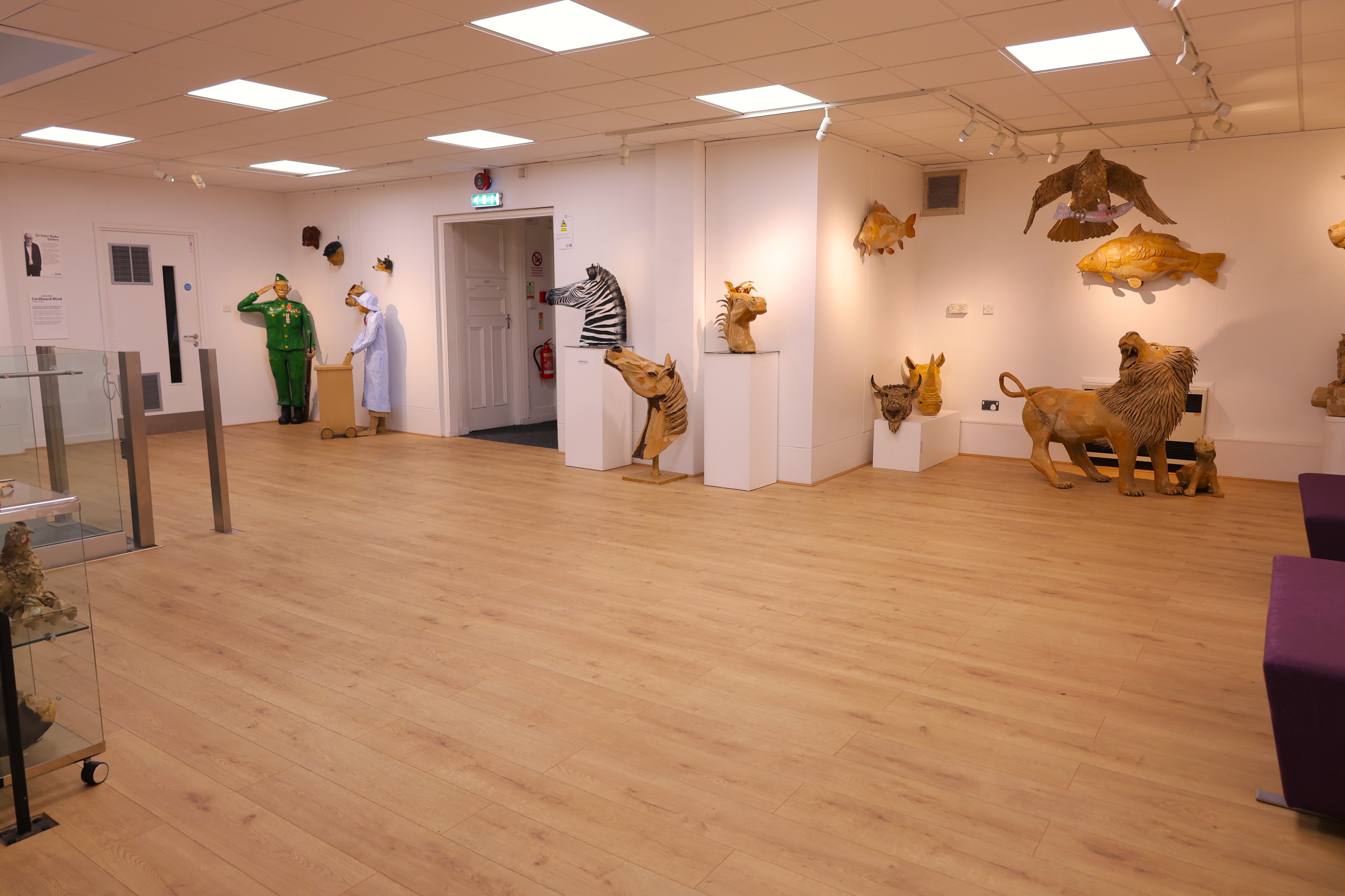 Inside the Sir Peter Blake Gallery, Dartford