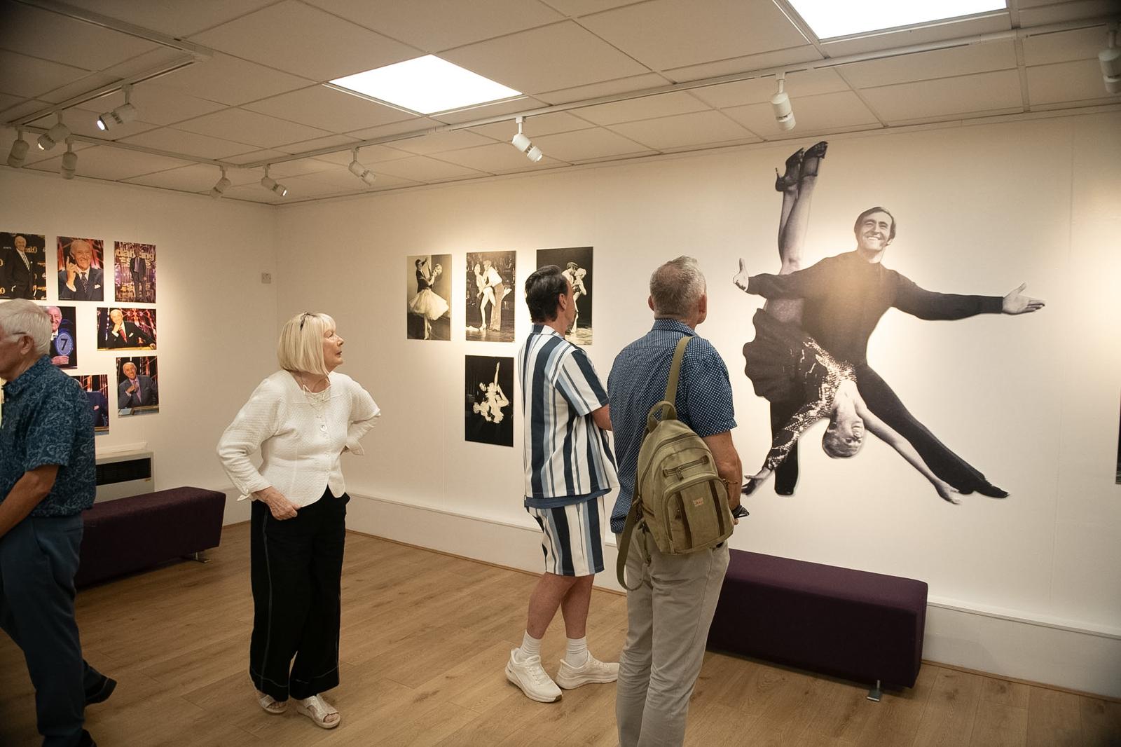 Craig Revel-Horwood visits the Len Goodman exhibition at the Sir Peter Blake Gallery