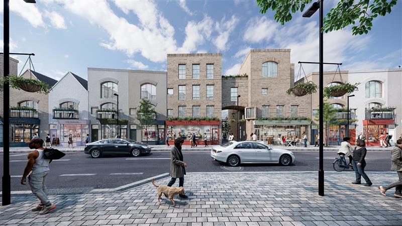 Artist's impression of Hythe Street