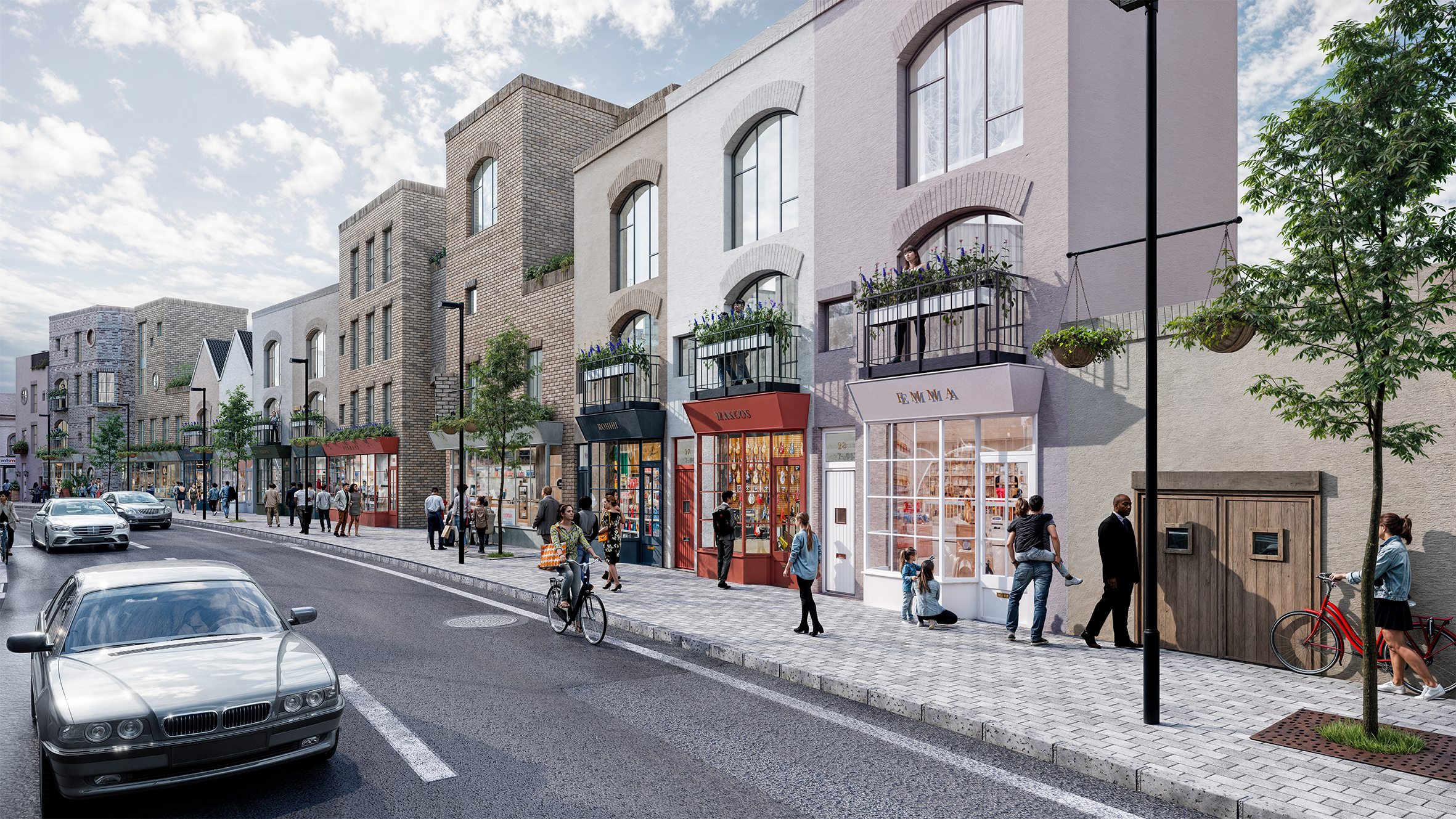 Artist&#039;s impression of Hythe Street